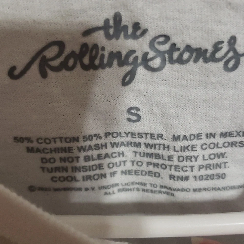 The Rolling Stones White and Red Womens  T-Shirt - Picture 3 of 4